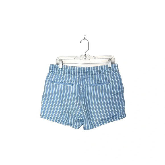 Calvin Klein Blue & White Striped High Rise Pull-on Fabric Shorts 6 Women’s - Picture 5 of 12